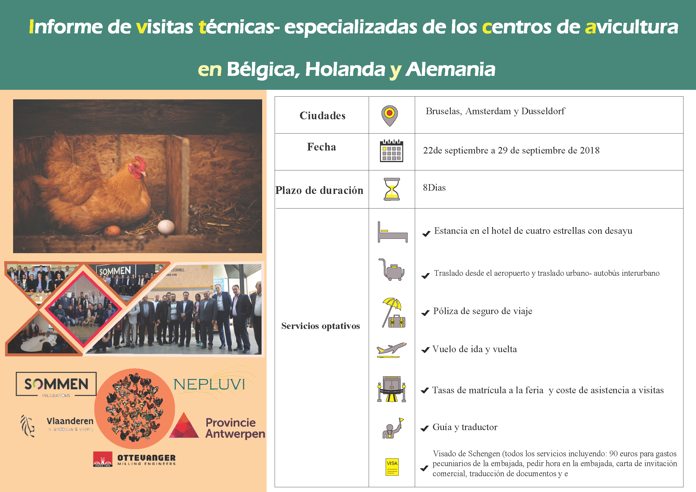 Informe de visitas técnicas- especializadas de los centros de aviculturaSep. 2018